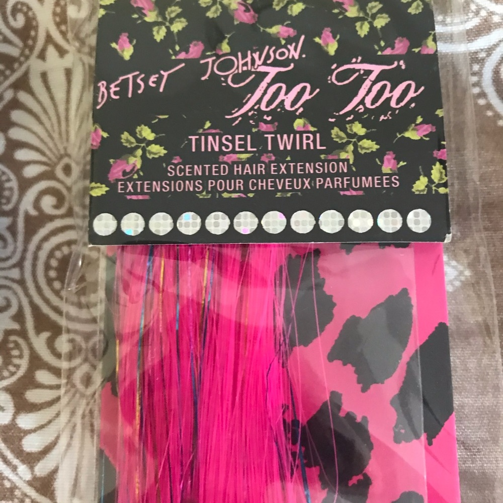 Set of #2 Betsy Johnson clip on hair extensions!